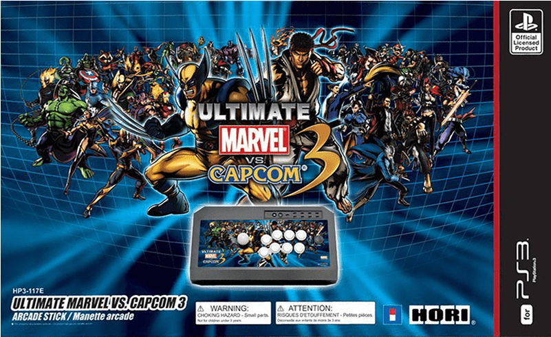 Hori Ultimate Marvel Vs - Hori Officially Licensed Ultimate Marvel Vs Capcom (800x900), Png Download