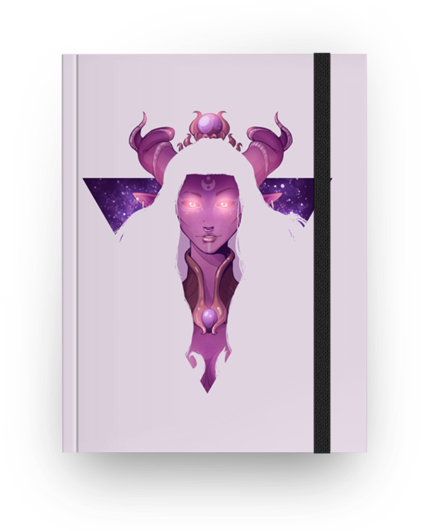 Caderno Night Elf Druid De Renan Alvesna - Drawing (800x800), Png Download