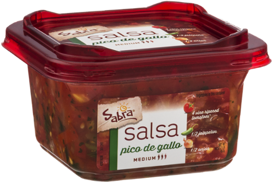Sabra Salsa Chunky Pico De Gallo, Medium - 16 Oz Tub (600x600), Png Download