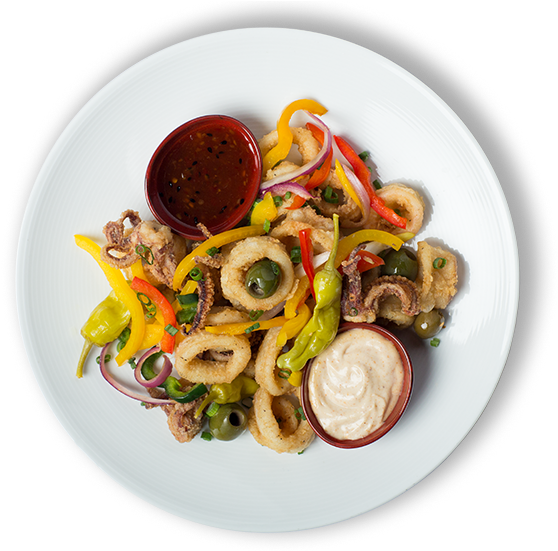 Chicharrones De Calamares - Side Dish (624x550), Png Download