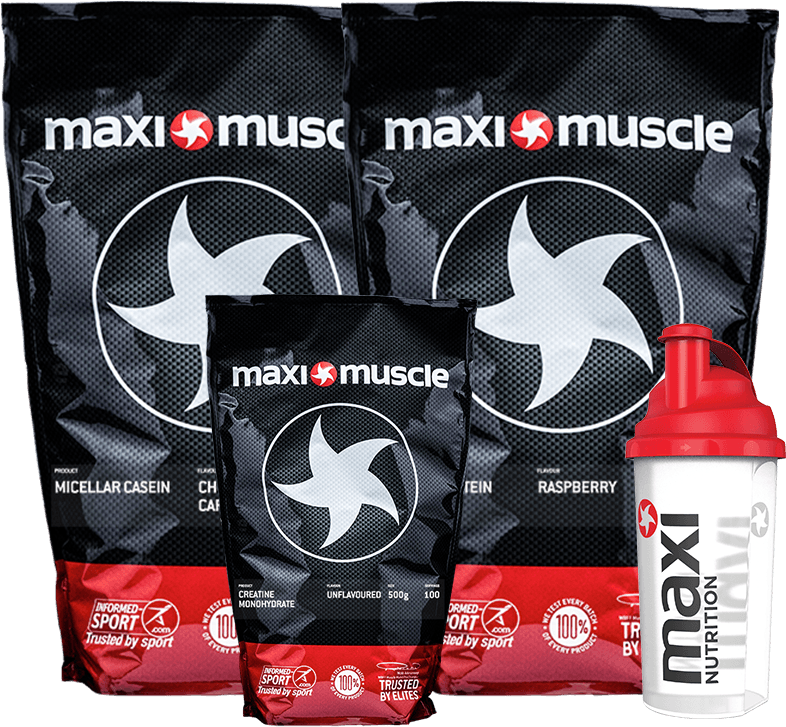 Maximuscle Gain Muscle Bundle - Maxi Nutrition Shaker Cup With Screw Top 700ml | Westminsterhealthstore.com (800x800), Png Download