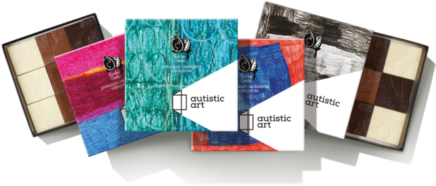 Kockacsoki Single Chocolate Box 9 Pcs - Art (700x700), Png Download