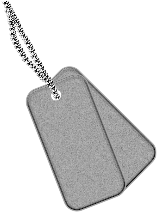 Dog Tags - Placas De Identificacion Militar Png (1280x853), Png Download