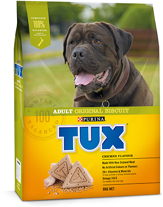Adult Original Biscuit Chicken Flavour Dog Food - Tux Adult Original Meaty Dry Dog Food 12kg (600x600), Png Download