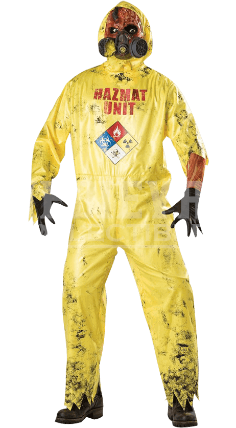 photo Hazmat Suit Transparent Background hazmat suit zombie costume png image