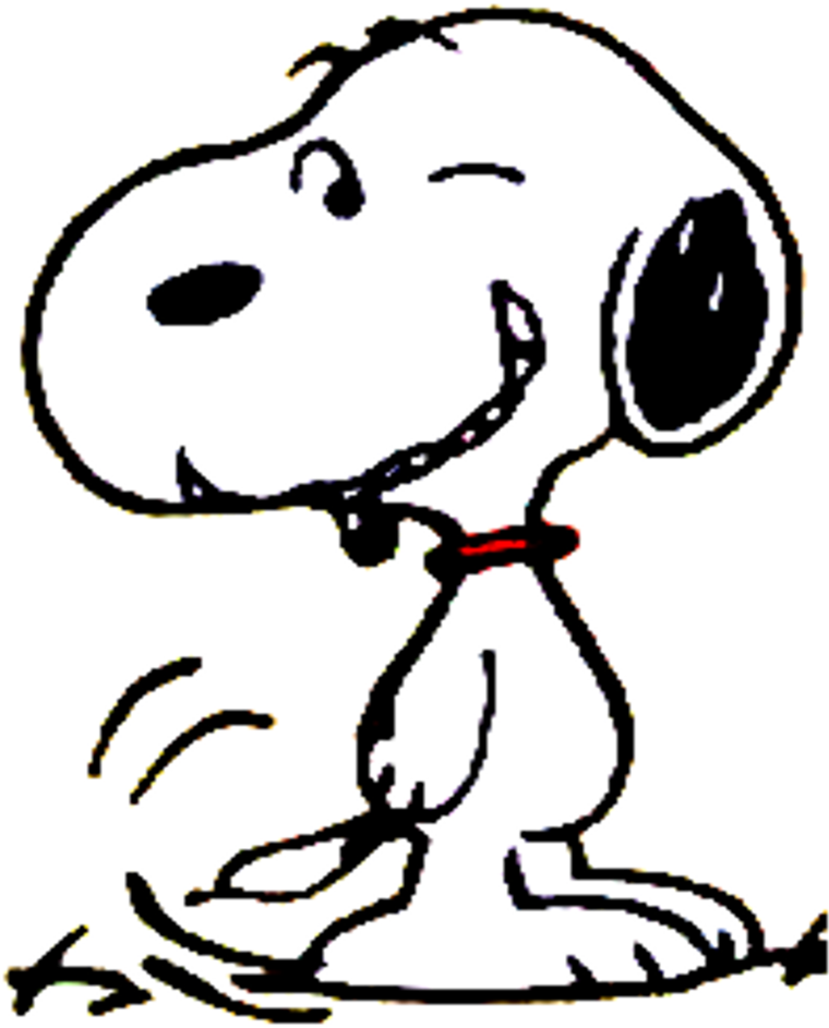 Snoopy Winking By Bradsnoopy97 - Snoopy Winking (770x1038), Png Download