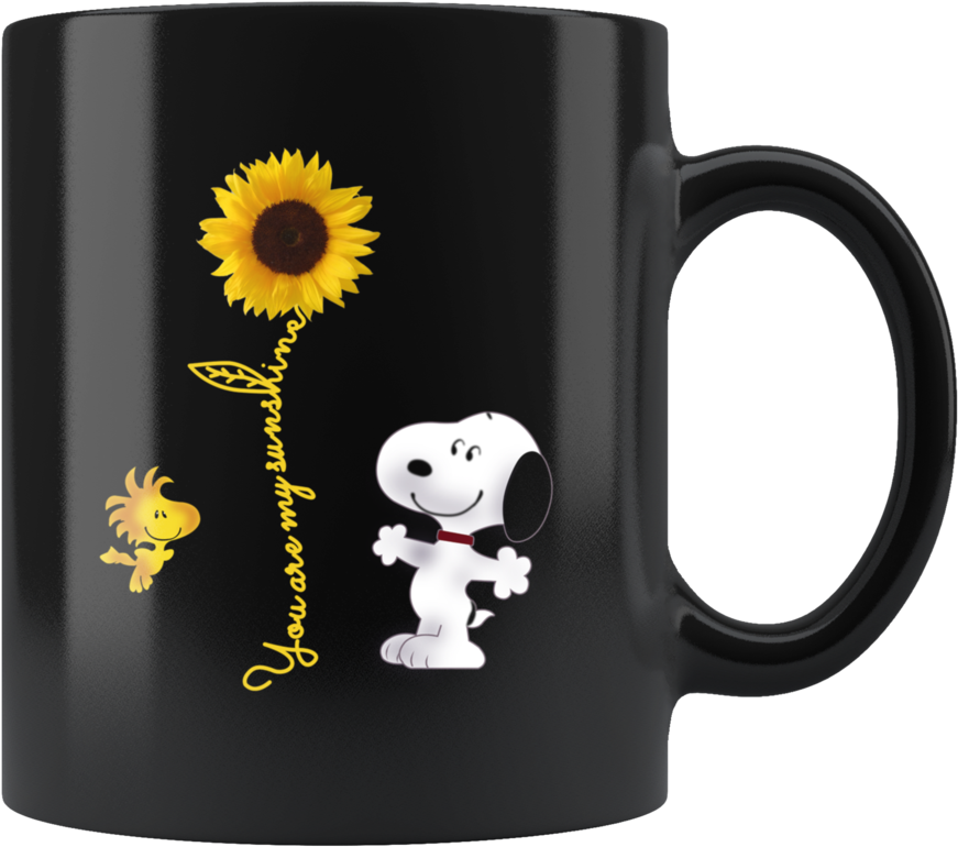 Snoopy Mug - Snoopy You Are My Sunshine (900x900), Png Download