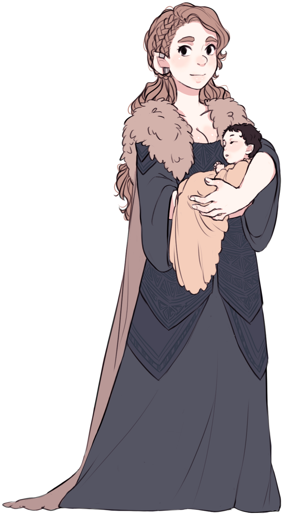 I Shit You Not - Hobbit Female Thorin Bilbo (1084x1858), Png Download