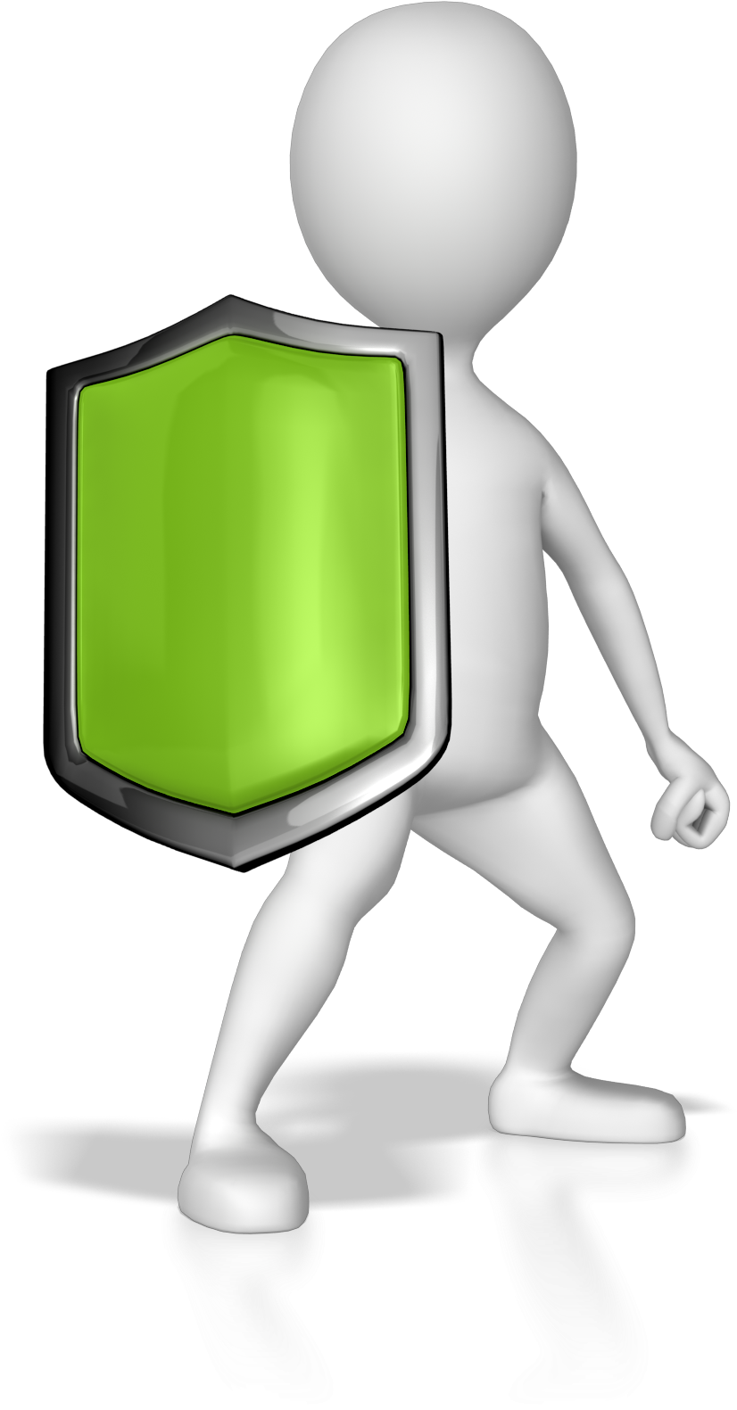 Stick Figure Holding Virius Shield 1600 Clr - Infection Prevention And Control: Fetac Level 5 (1111x1600), Png Download