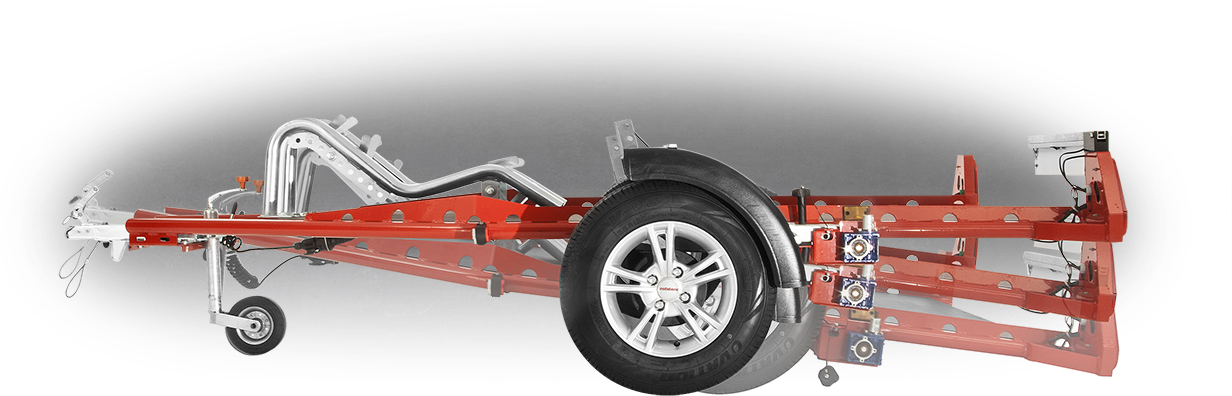 The Motorbronx Kneeling Axle Is A Mechanical, Ground - Chassis (1264x521), Png Download