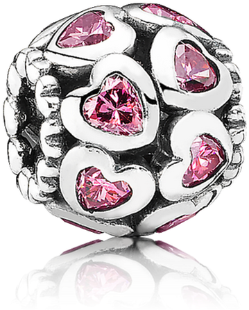 Charms Clip Cherry Blossom Clip Art Royalty Free Download - Love All Around Pandora (1000x1000), Png Download