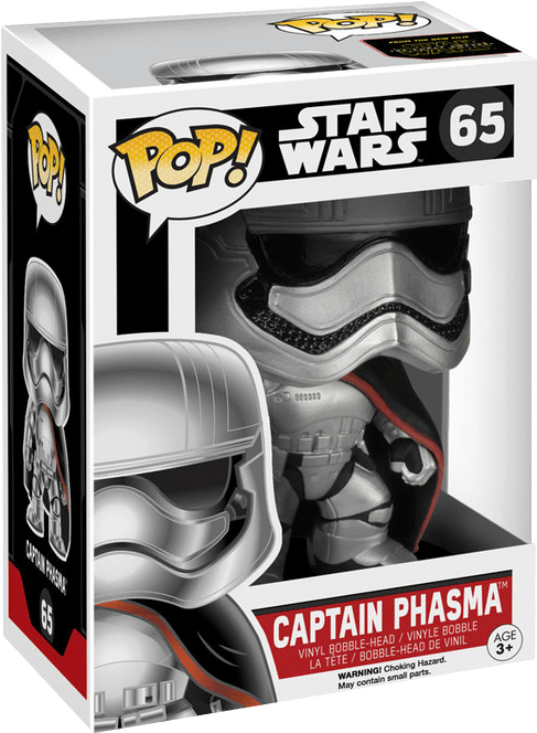 Star Wars Captain Phasma Pop Bobblehead - Funko Captain Phasma Pop! Vinyl (663x663), Png Download