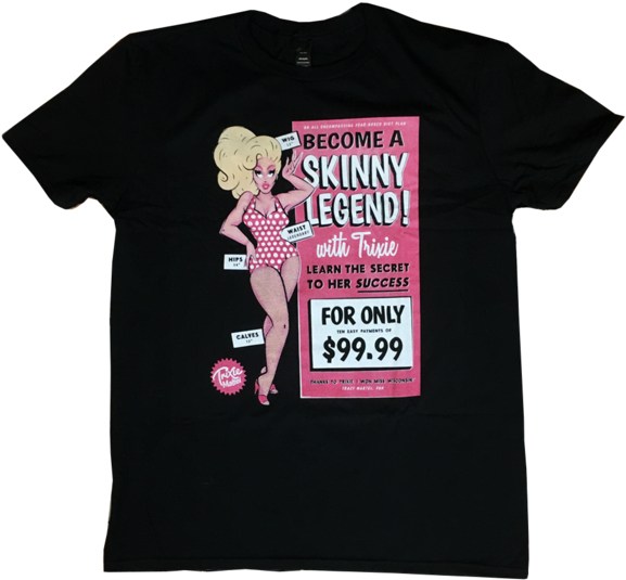 Trixie Mattel Skinny Legend (600x581), Png Download