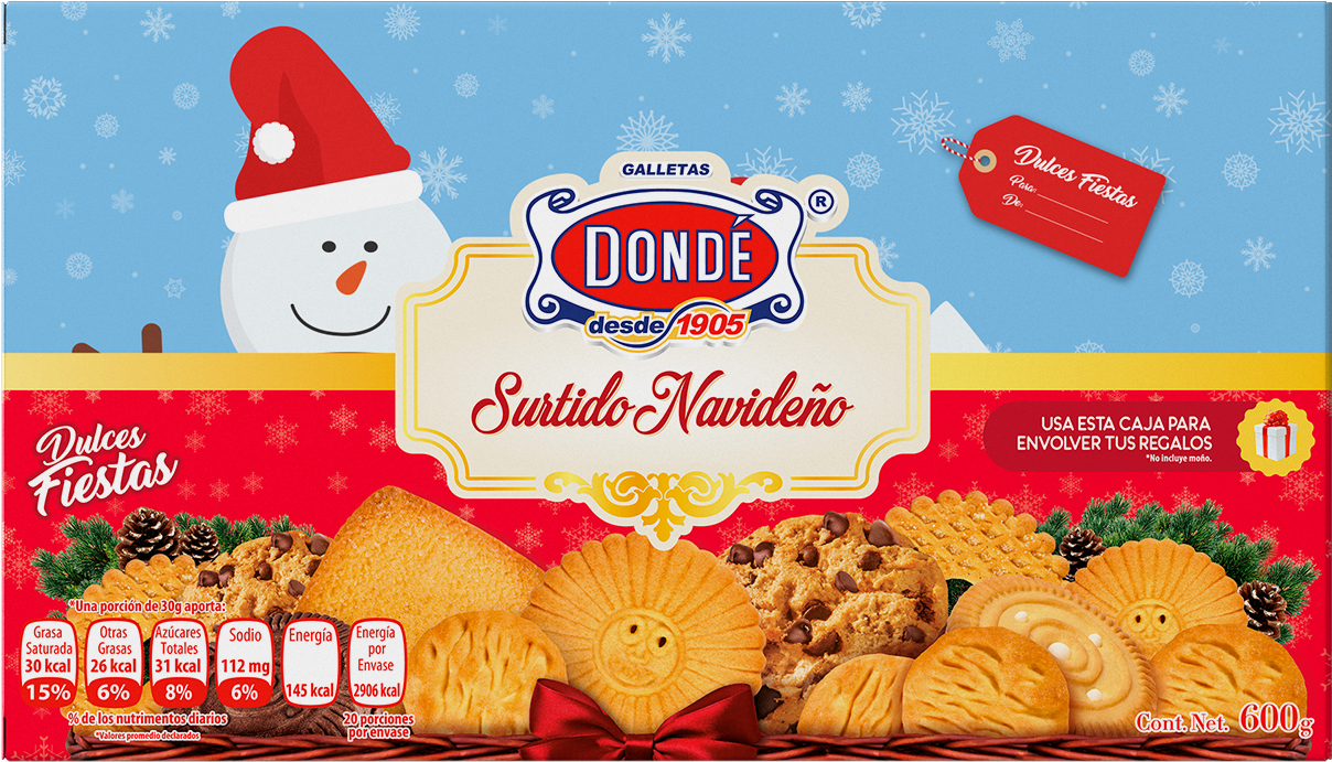 Caja2cintillo - Galletas Donde (1920x1080), Png Download