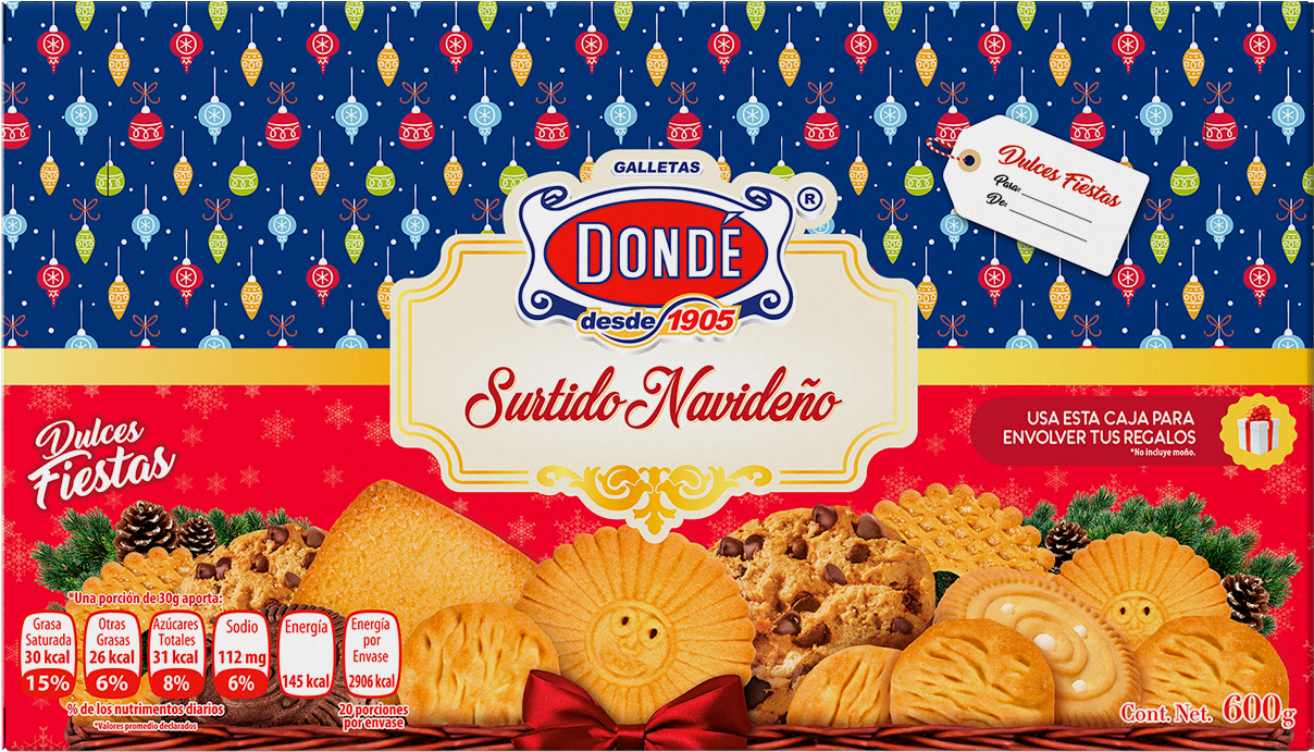 Caja3cintillo - Galletas Donde (1920x1080), Png Download