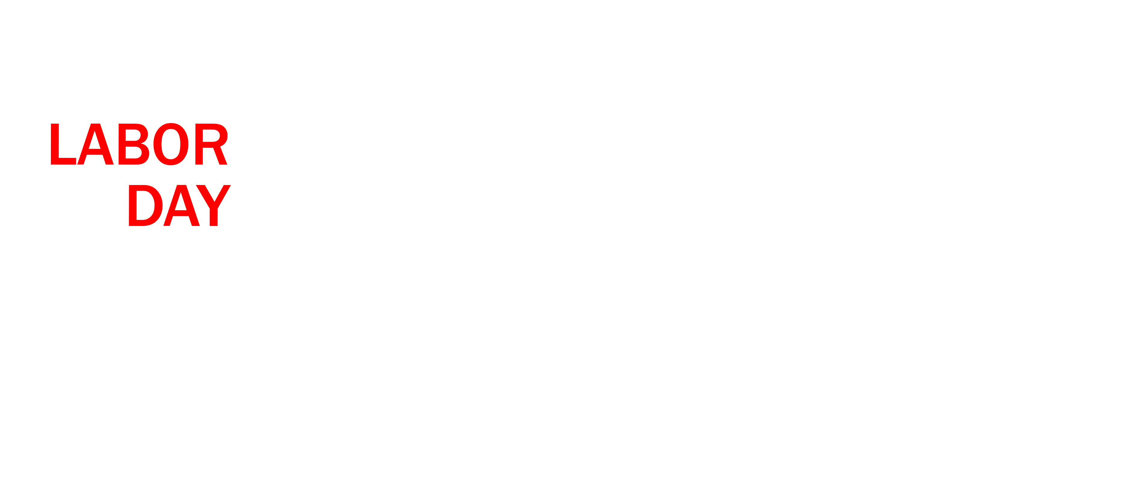Labordaysale - Sale Poster (4080x2033), Png Download