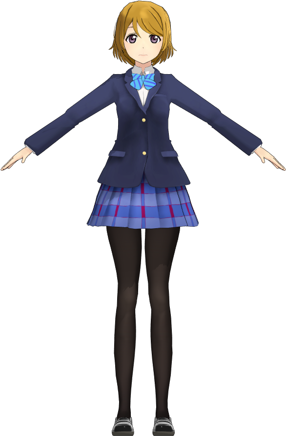 Hanayo By Rondline - Mmd Love Live Rin (700x900), Png Download