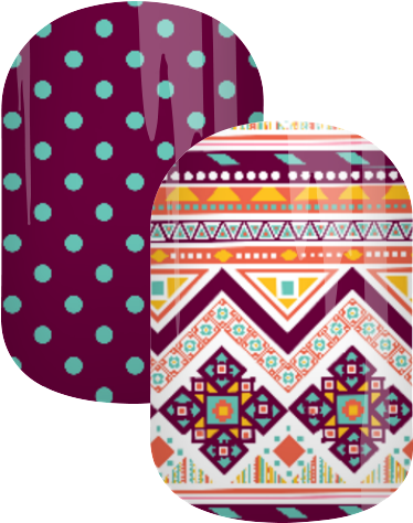 Distracted By Abstract - Zazzle Buntes Stammes- Aztekisches Zickzack Barely (800x800), Png Download