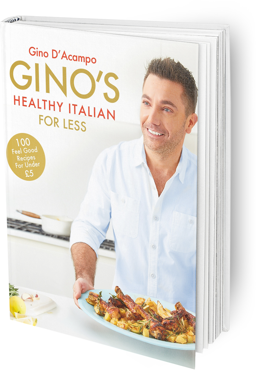 Gino's Healthy Italian For Less: 100 Feelgood Family (866x1256), Png Download