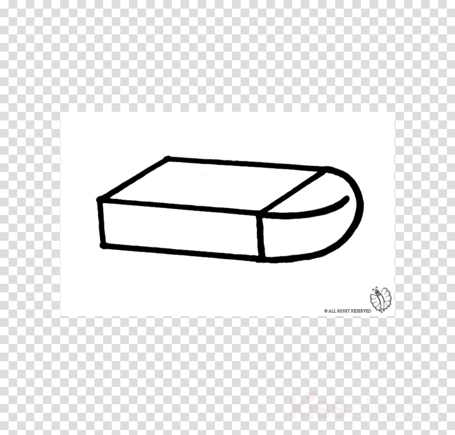 Drawing, Pencil, Illustration, Transparent Png Image - Eraser Coloring (900x860), Png Download