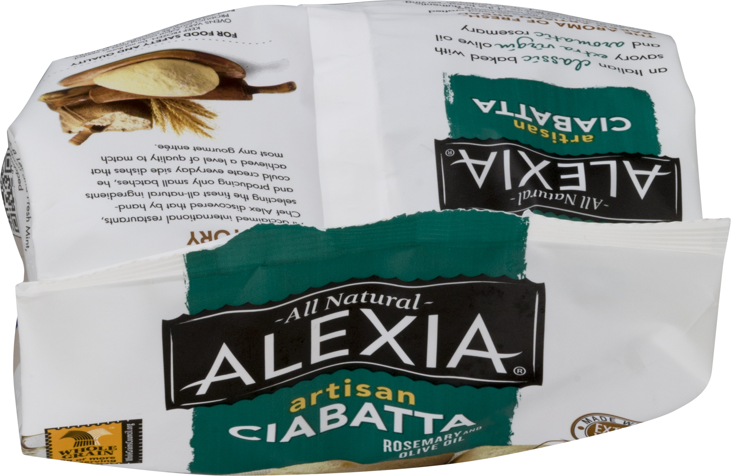 Alexia Foods Alexia Artisan Breads Italian Style Rolls, - Alexia Crispy Rosemary Fries - 28 Oz Bag (2500x1630), Png Download