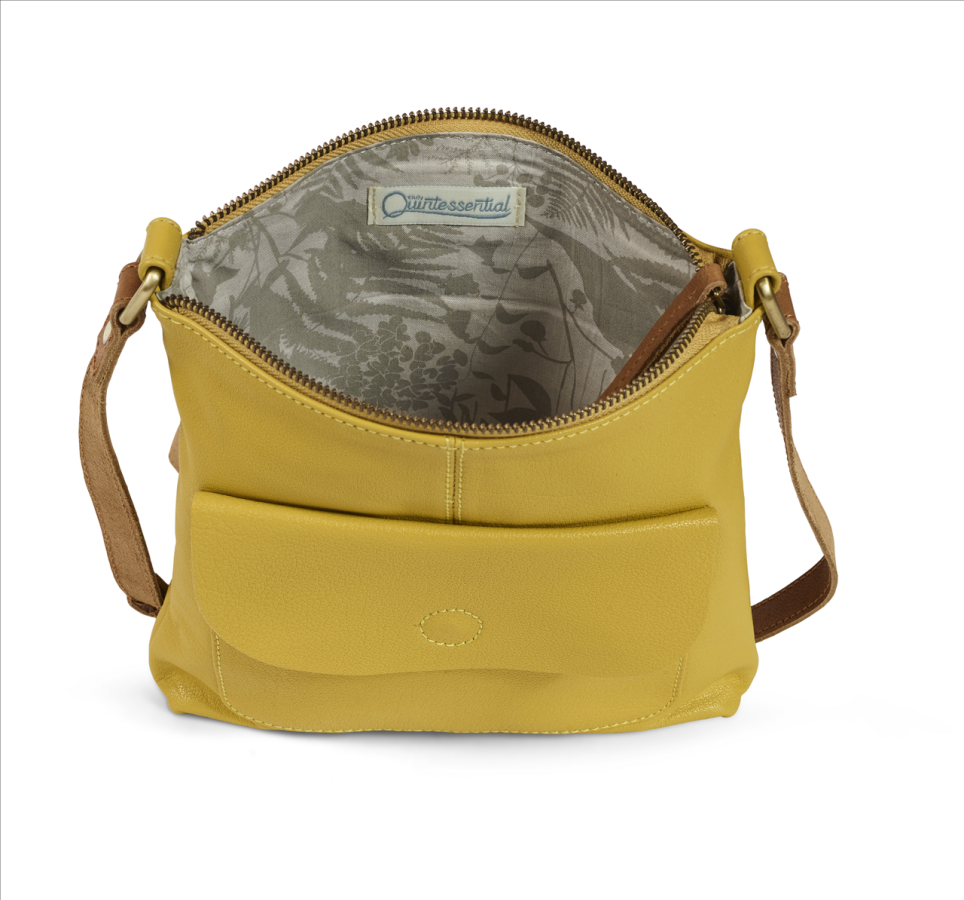 Mustard Soft Leather Cross Body Bag With Free Gift - Gift Wrapping (964x900), Png Download