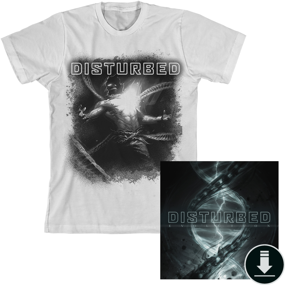 Evolution Ready T-shirt Bundle - Disturbed Evolution T Shirt (1000x1000), Png Download
