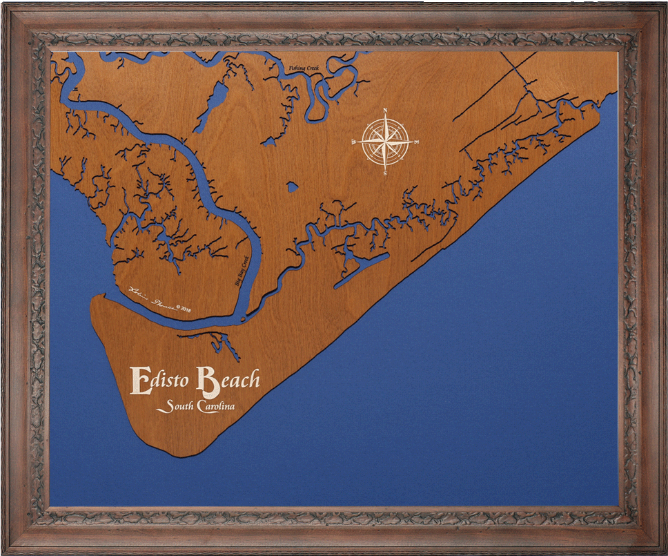 Edisto Beach, South Carolina Edisto Beach, Beach South - Atlas (1000x1000), Png Download