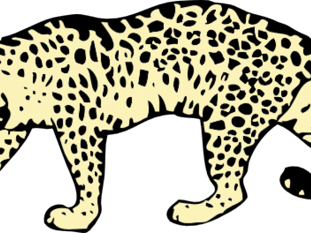 Leopard Clipart Svg - Leopard Clipart (640x480), Png Download
