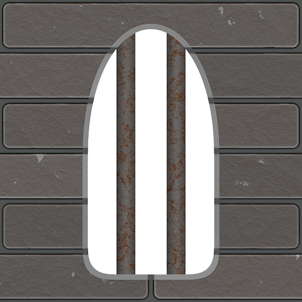 Castle Window 7 - Plywood (600x600), Png Download