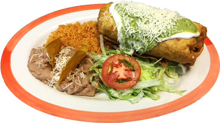 Chimichanga - Wrap Roti (734x428), Png Download