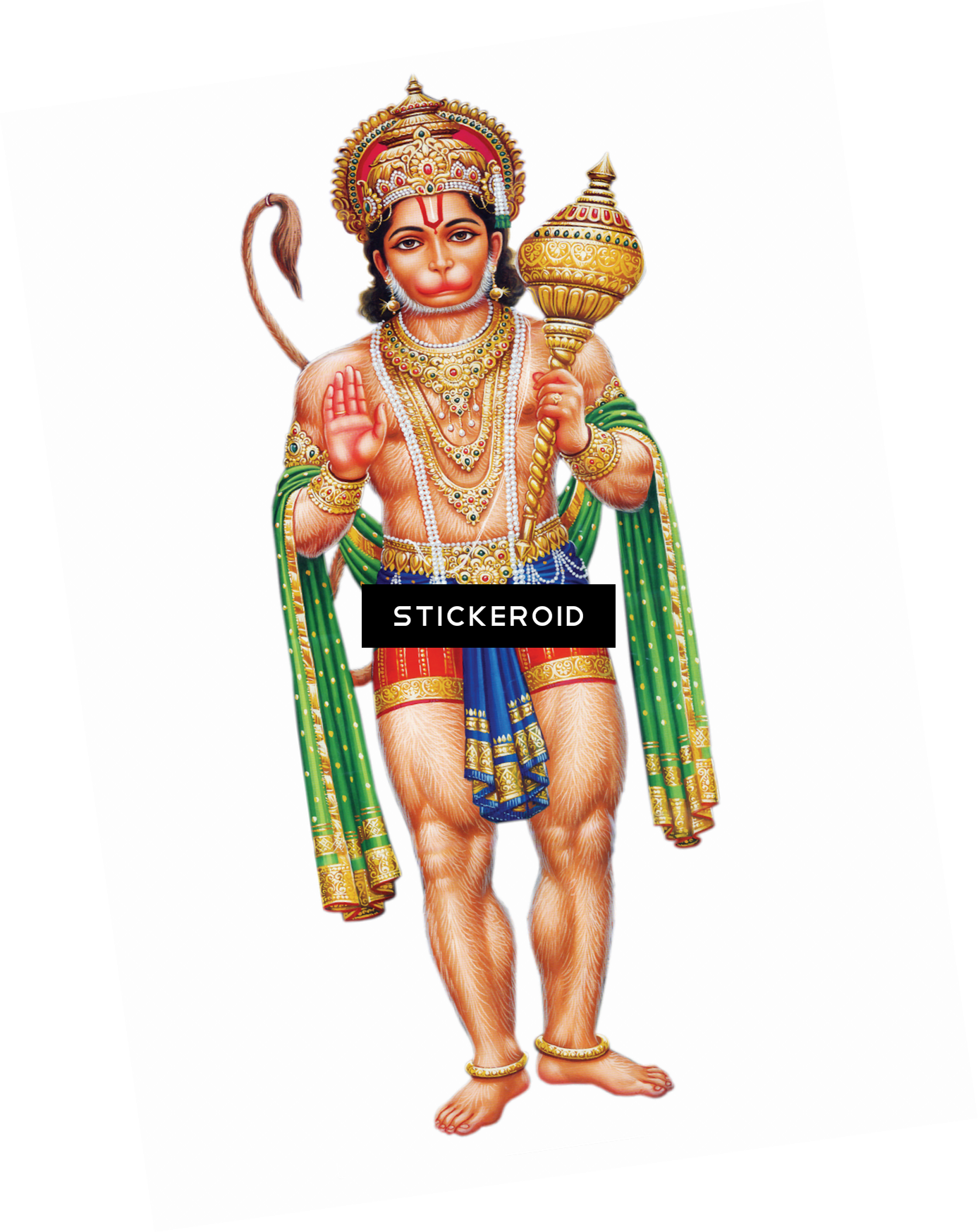 Hanuman Hinduism (1387x1748), Png Download
