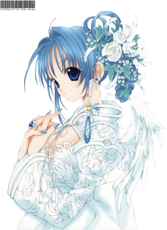 Photo Angel Anime - Aoi Nanase (585x800), Png Download