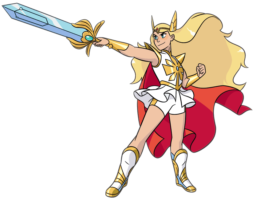 Adora, Also Known As She Ra, Is The Main Titular Protagonist - Adora She Ra Transparent (833x651), Png Download