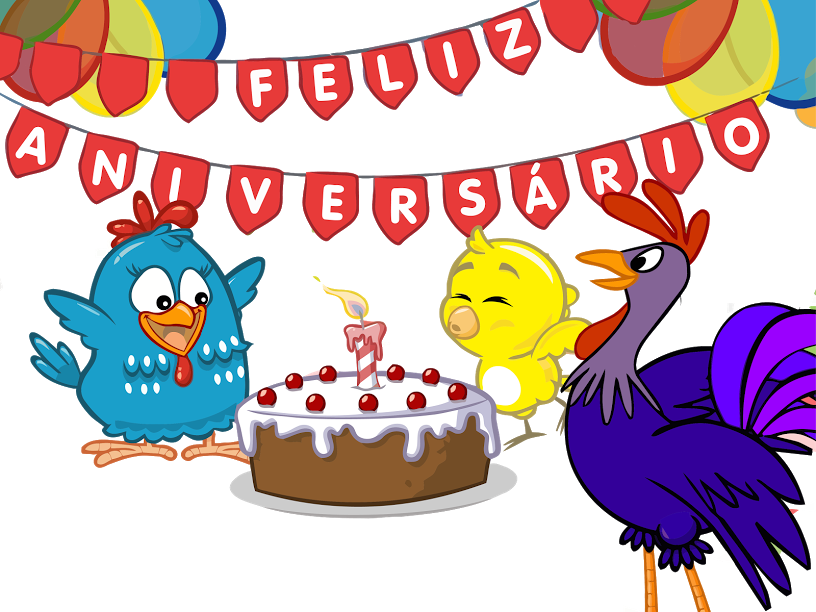 Galinha Pintadinha Aniversario - Galinha Pintadinha E Sua Turma Vetor (816x612), Png Download