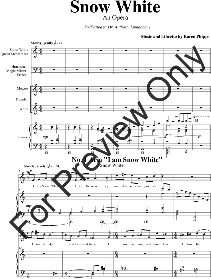 Snow White Thumbnail - Voyage Of Dragon Armada Sax Sheet Music (816x1056), Png Download