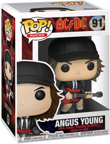 Angus Young Pop Vinyl Figure - Funko De Freddie Mercury (600x600), Png Download