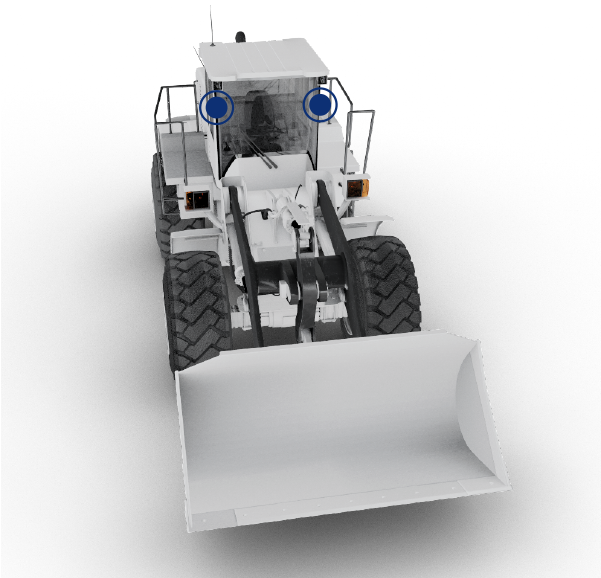 To Comply With The Field Of Vision Requirements, We - Bulldozer (600x600), Png Download