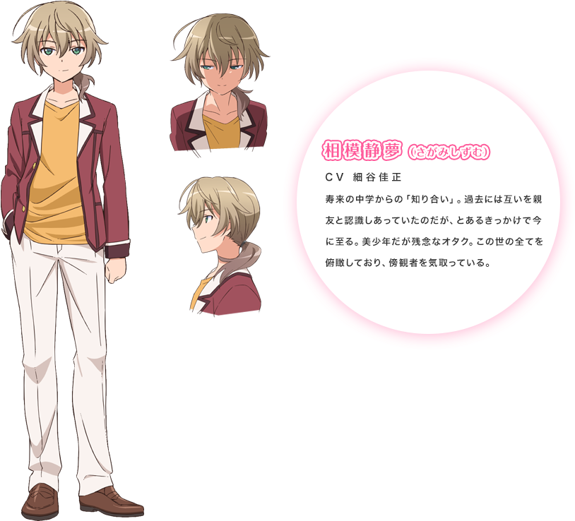 Voice Actors - - Inou Battle Wa Nichijou Sagami (973x784), Png Download