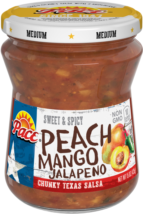 Peach Mango Jalapeno Salsa - Salsa (700x700), Png Download