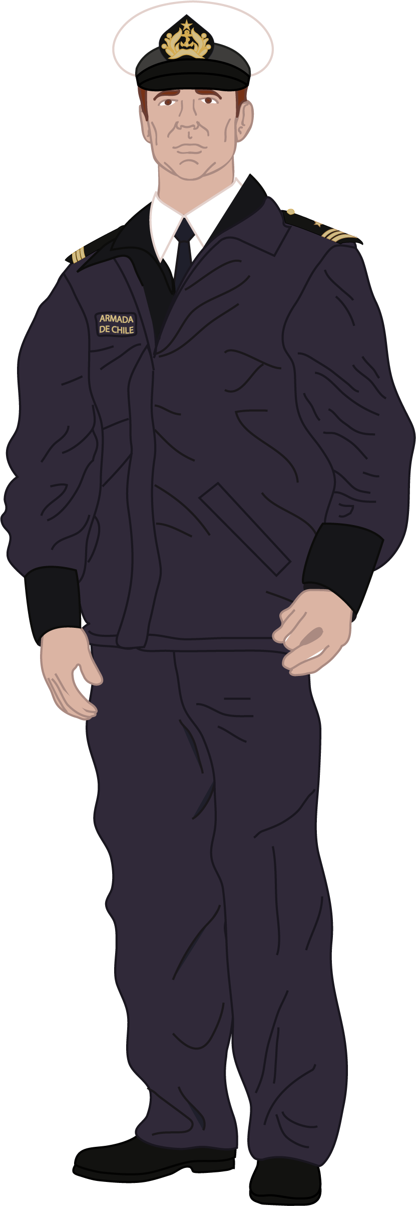 Chilean Navy Suits Male N°14 (831x2405), Png Download