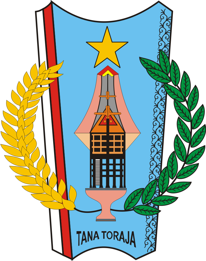 Coat Of Arms, Tana Toraga Regency - Bugis Pinrang (720x911), Png Download