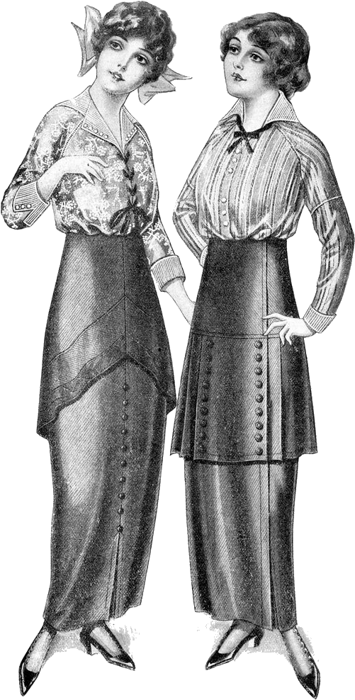 Would Be Great For My Sewing Room - Edwardian Fashion (564x1046), Png Download