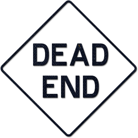 Mysitemyway - Com - Dead End Sign (600x600), Png Download