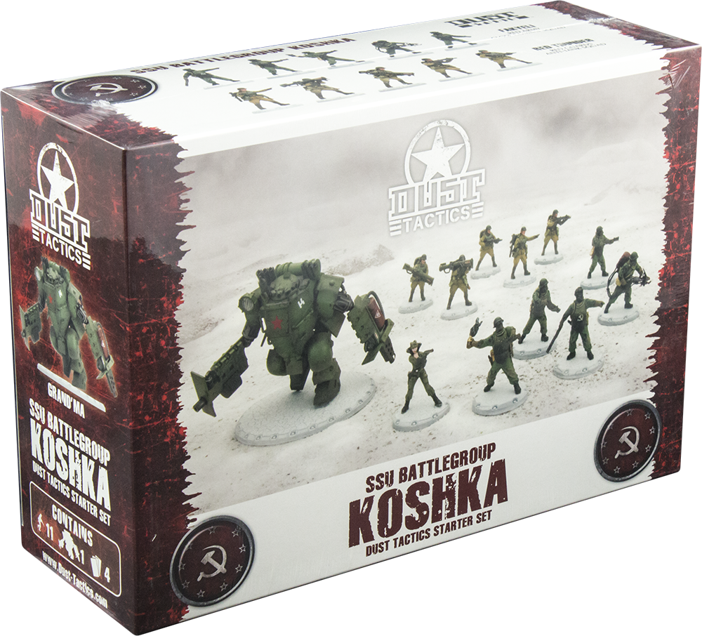 Ssu Battlegroup Koshka Starter Set - Dust Tactics - Ssu: Ssu Battlegroup Koshka Starter (1000x906), Png Download