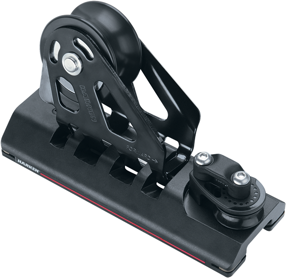 32 Mm Adjustable Cb Car - Harken 32mm Big Boat 4:1 Cb Genoa Lead Car W/ 2 Sheaves (600x600), Png Download