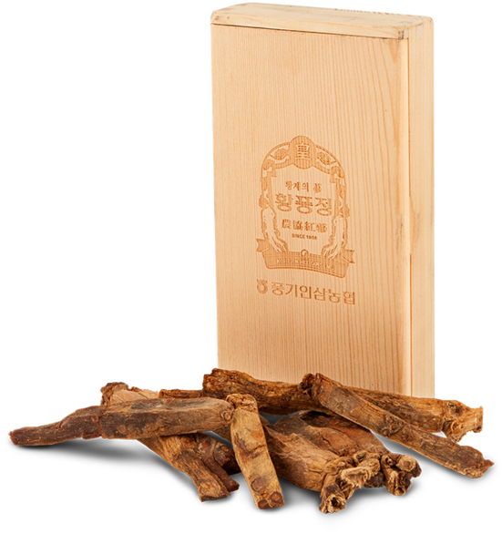 Korean Red Ginseng Root - Wood (1024x768), Png Download