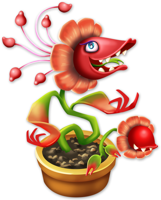 Spooky Plant - Plants (675x675), Png Download