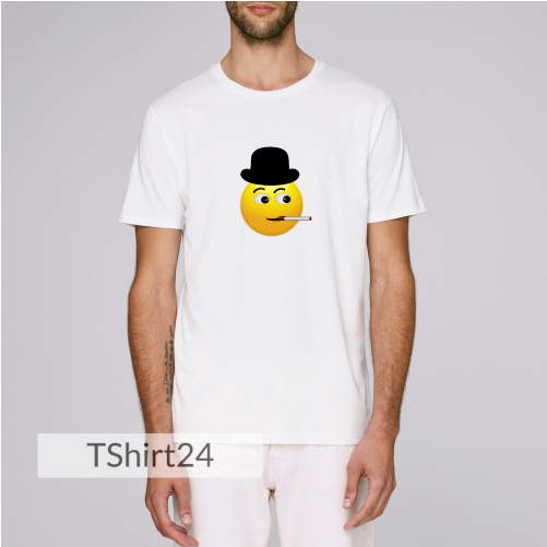 Muška Majica Emoji Cigarette (1000x500), Png Download