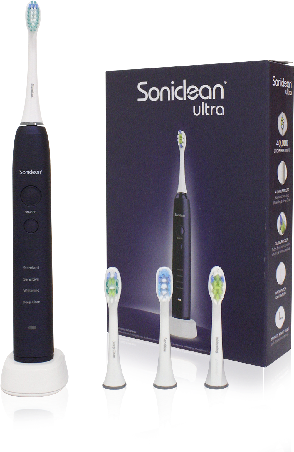 Load Image Into Gallery Viewer, Soniclean Ultra - Brush Buddies (1299x1680), Png Download